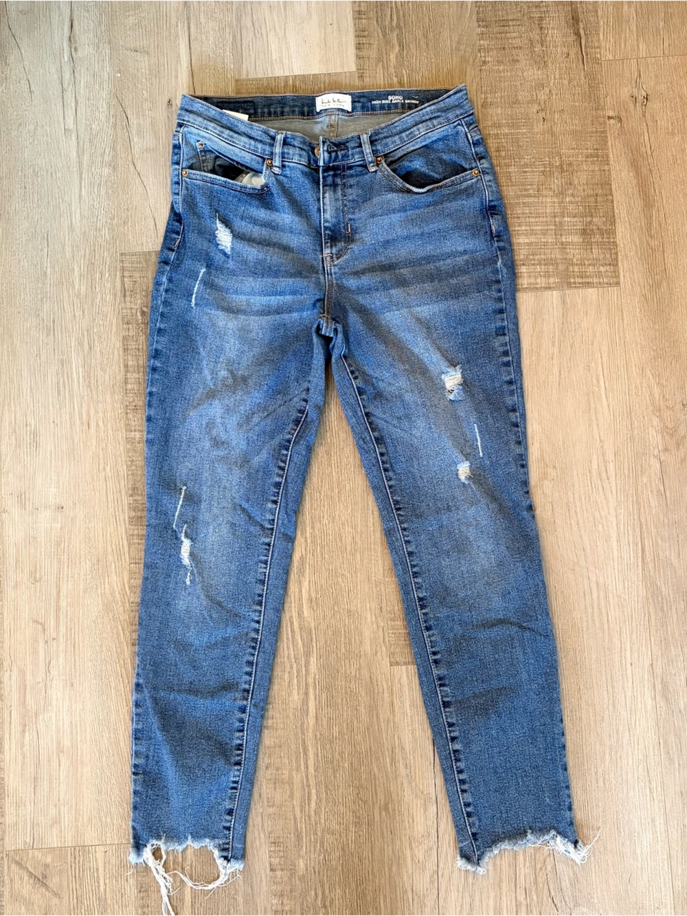Nicole Miller SoHo High Rise Ankle Skinny